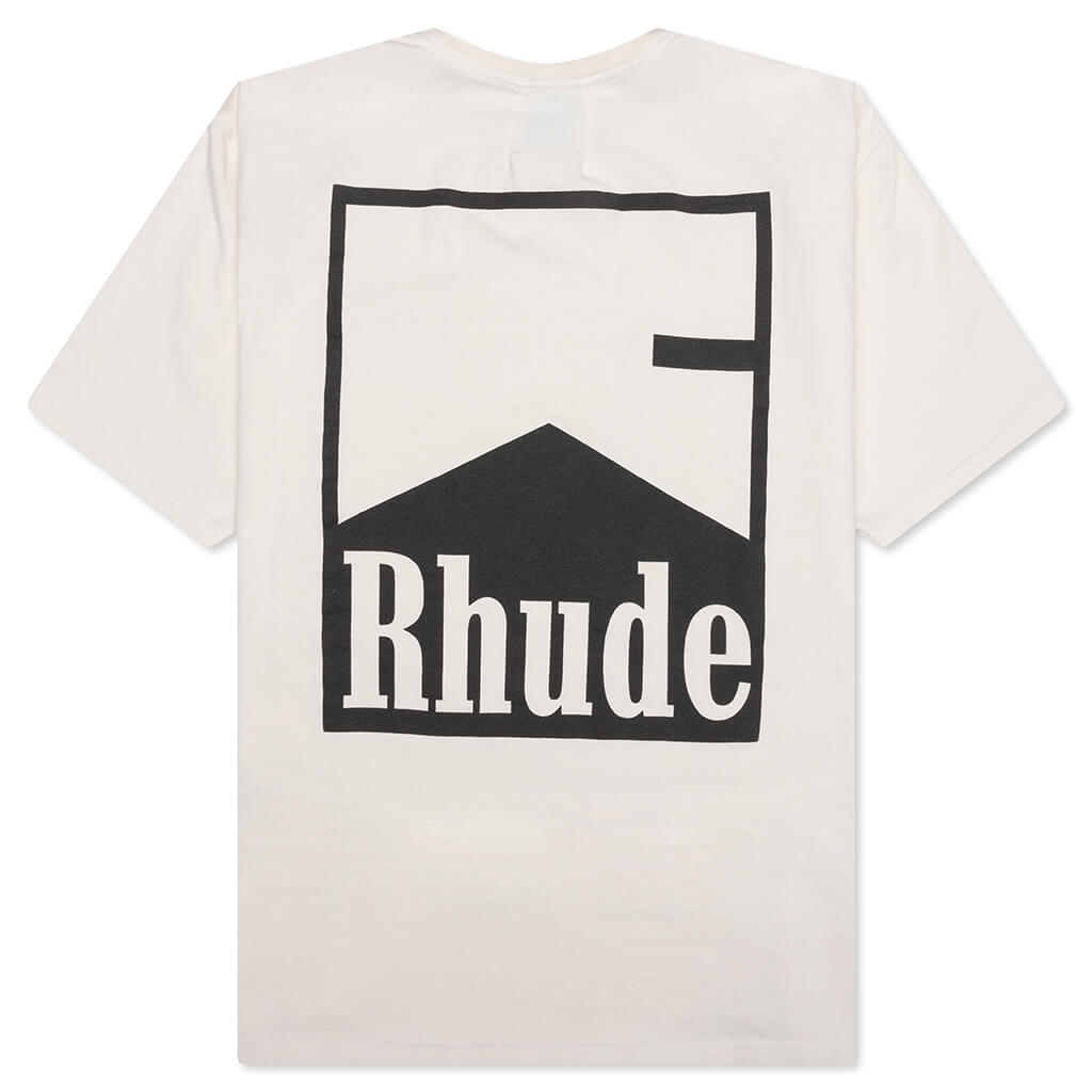 Rhude Chevron Tee - Vintage White