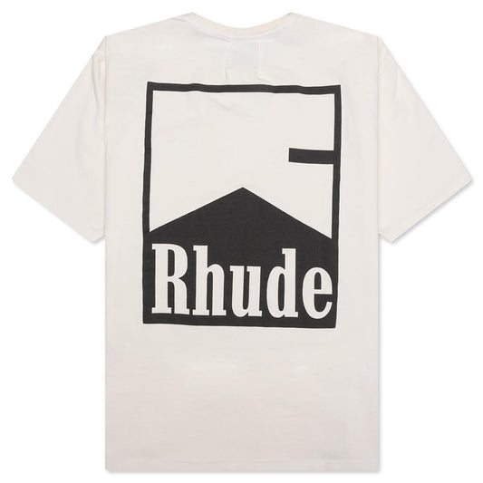 Rhude Chevron Tee - Vintage White