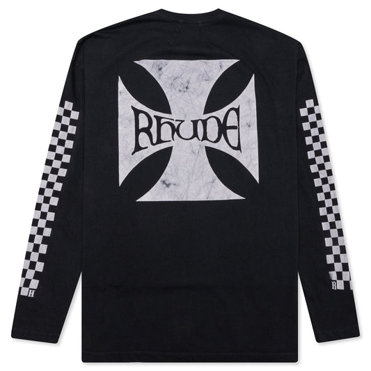 Classic Checker L/S Tee - Black