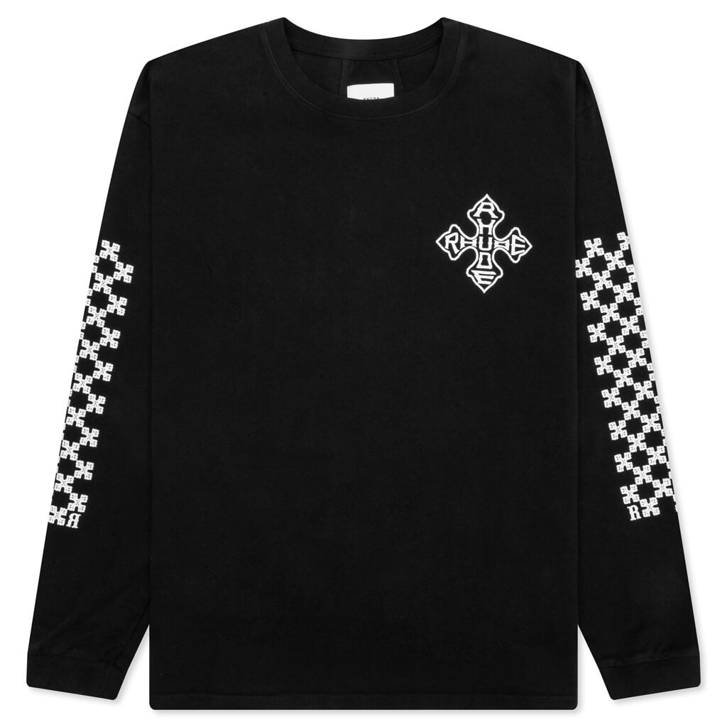 Cross L/S Tee - Vtg Black