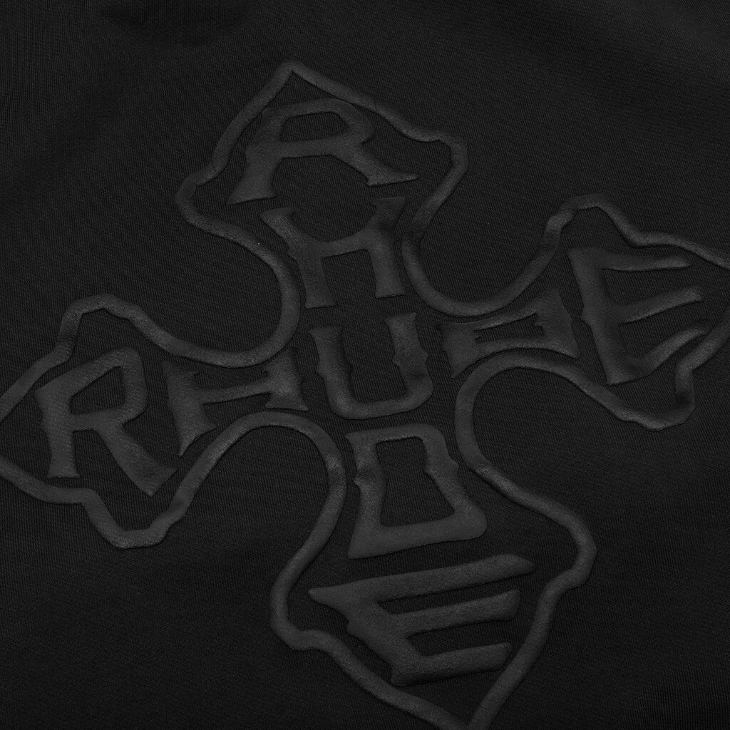 Rhude Cross Logo Hoodie - Vintage Black