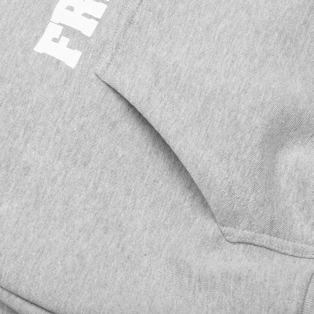 Rhude French Riviera Patch Hoodie - Heather Gray