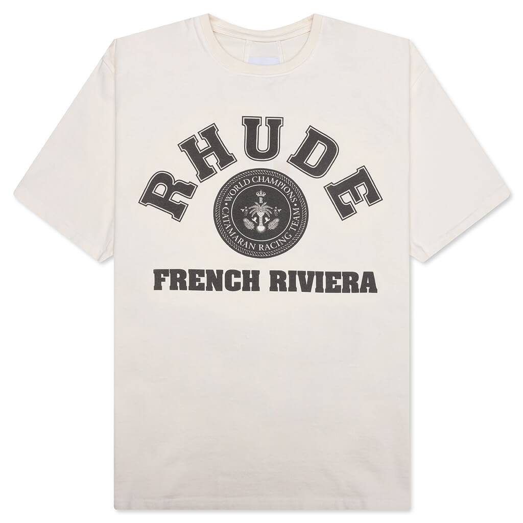 Rhude French Riviera Tee - Vintage White