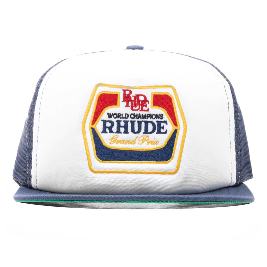 Grand Pix Trucker - Navy/Off White