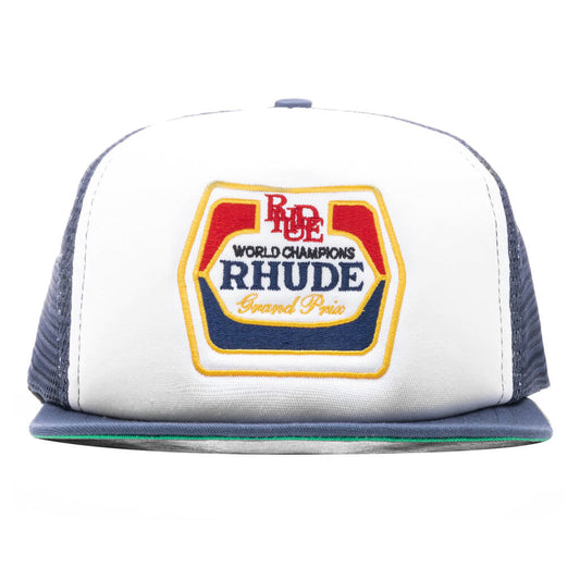 Grand Pix Trucker - Navy/Off White