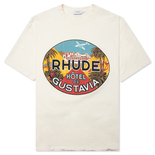 Hotel De Gustavia Tee - Vintage White