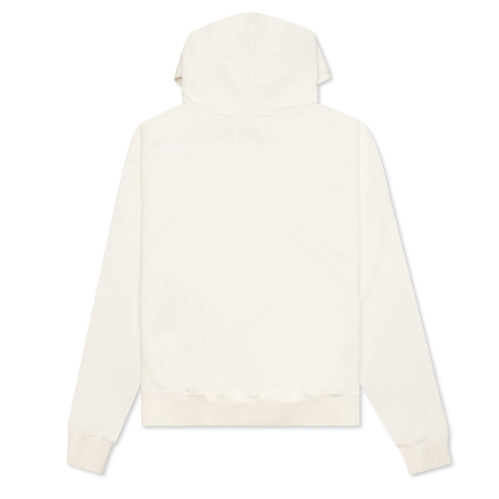 Leopard Hoodie - Vintage White