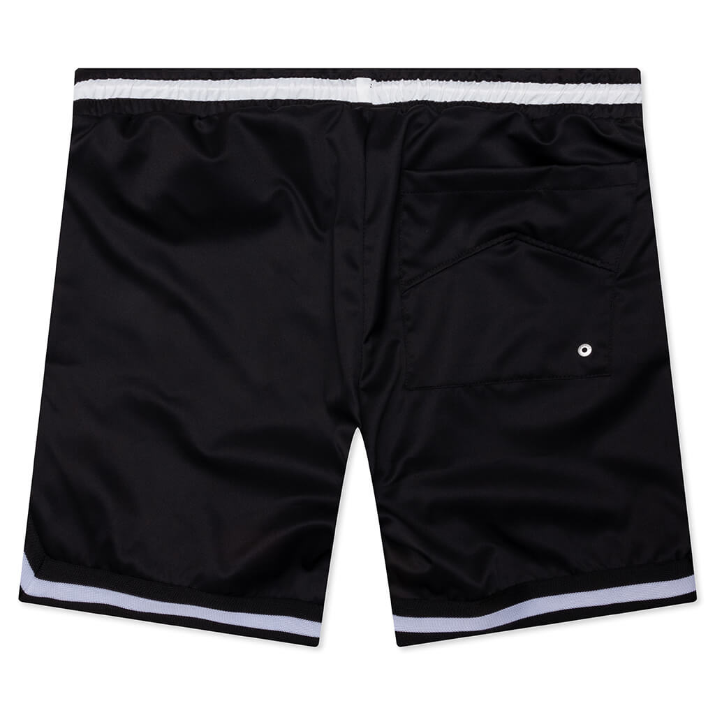 Rhude Logo Basketball Swim Shorts - Black/White