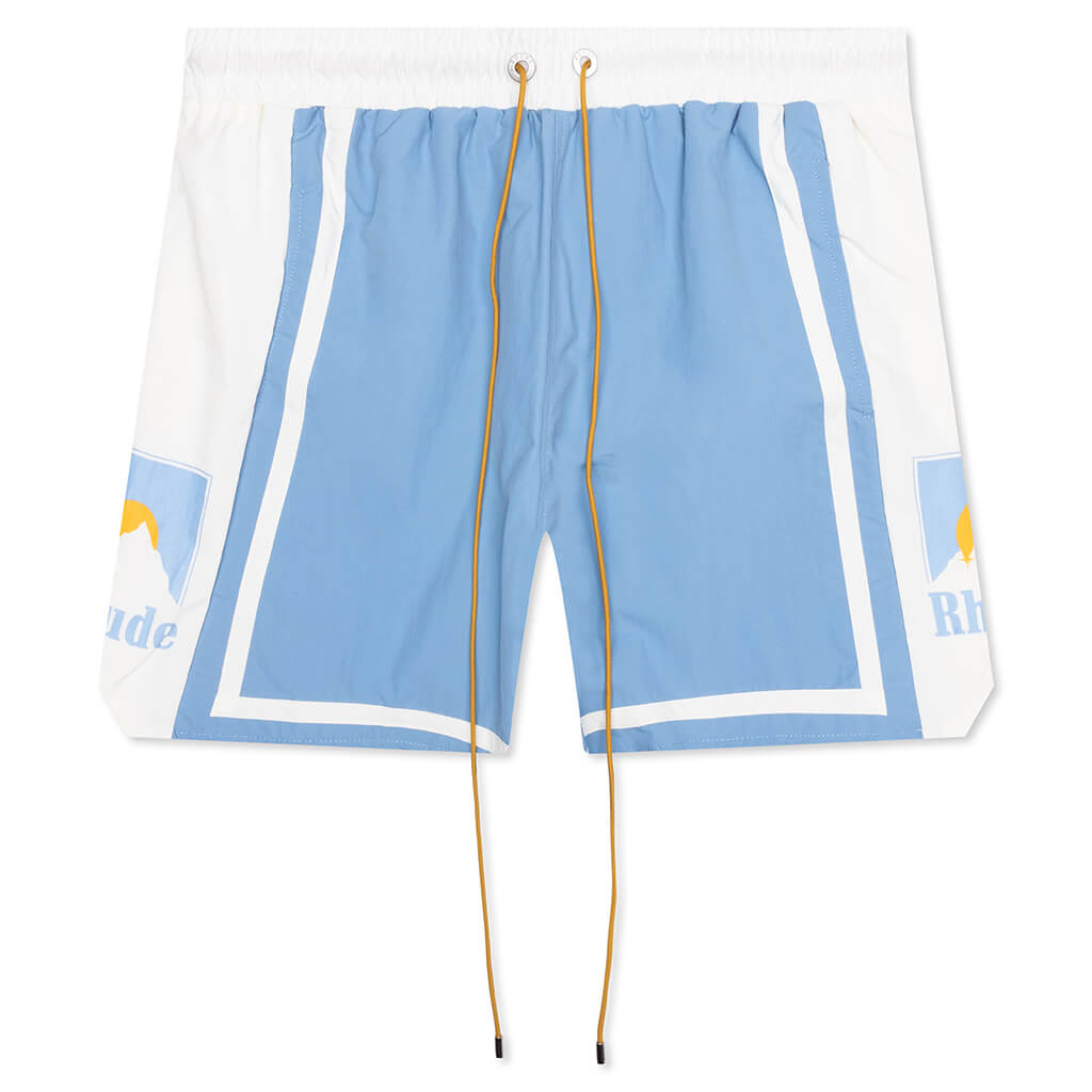 Rhude Moonlight Short - Powder Blue/Off White