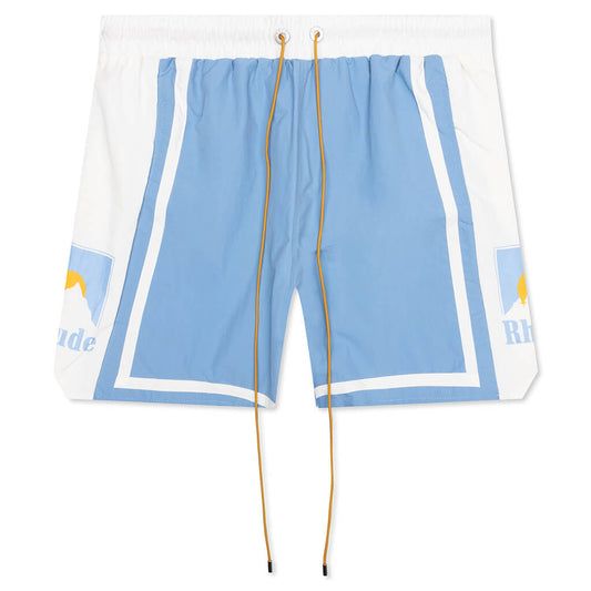 Rhude Moonlight Short - Powder Blue/Off White