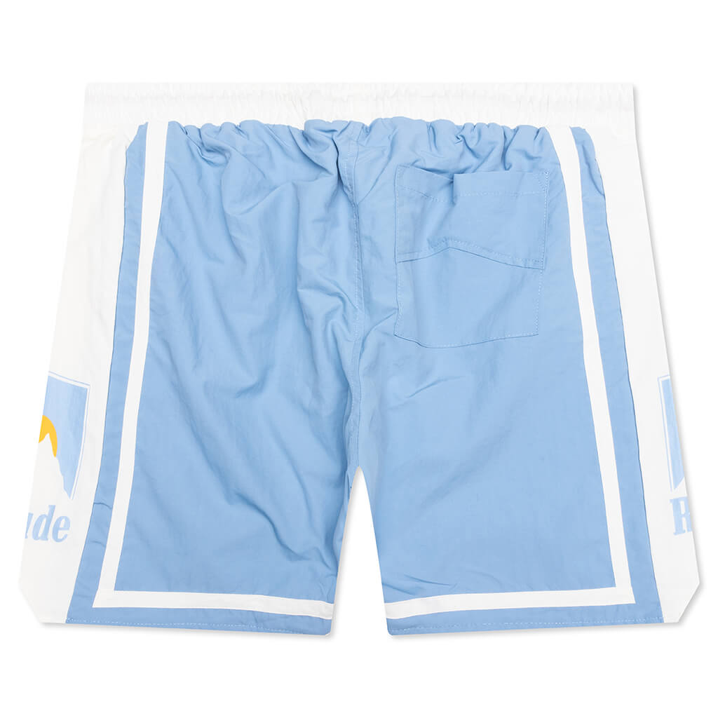 Rhude Moonlight Short - Powder Blue/Off White