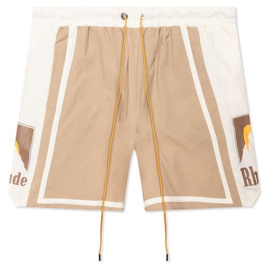 Rhude Moonlight Shorts - Tan/Off White