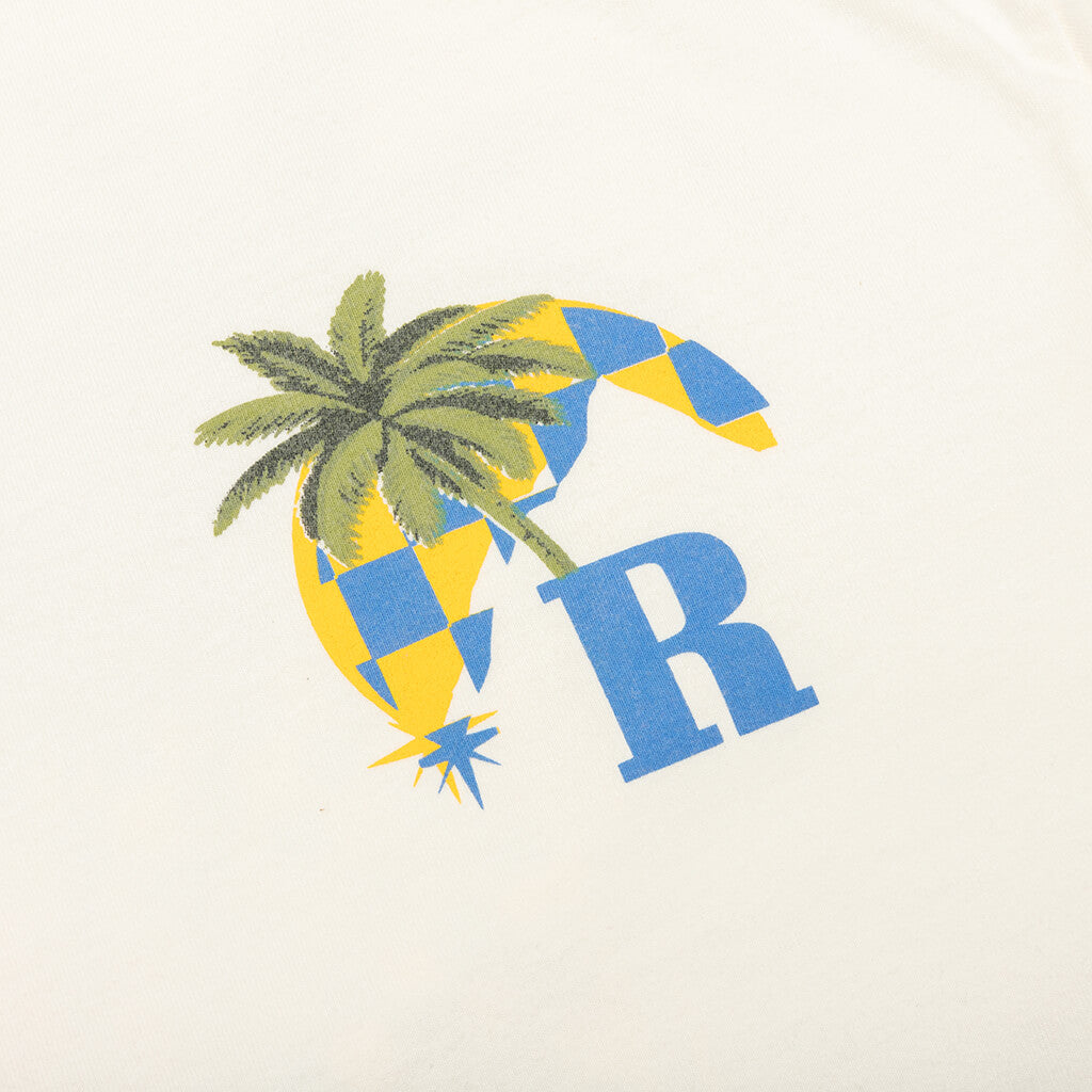 Moonlight Tropics Tee - Vintage White