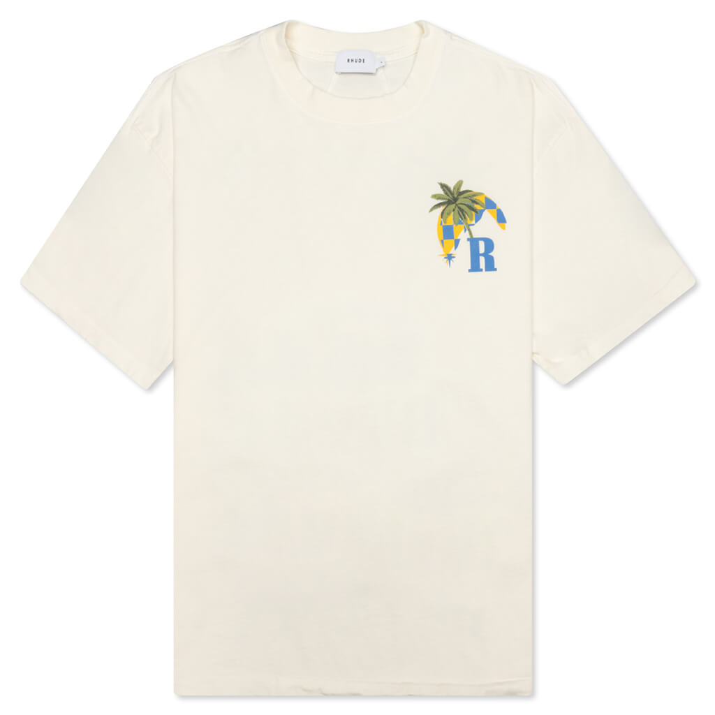 Moonlight Tropics Tee - Vintage White