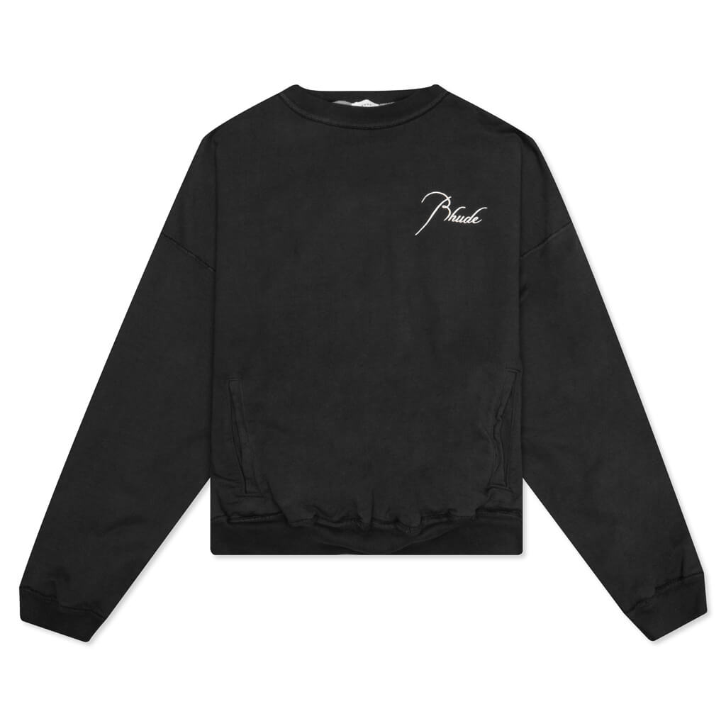 Panel Crewneck - Black