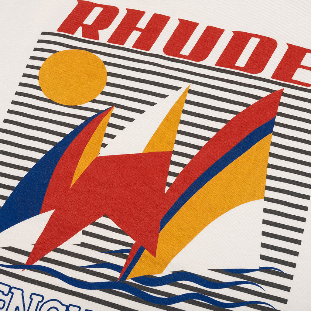 Rhude Poster Tee - Vintage White