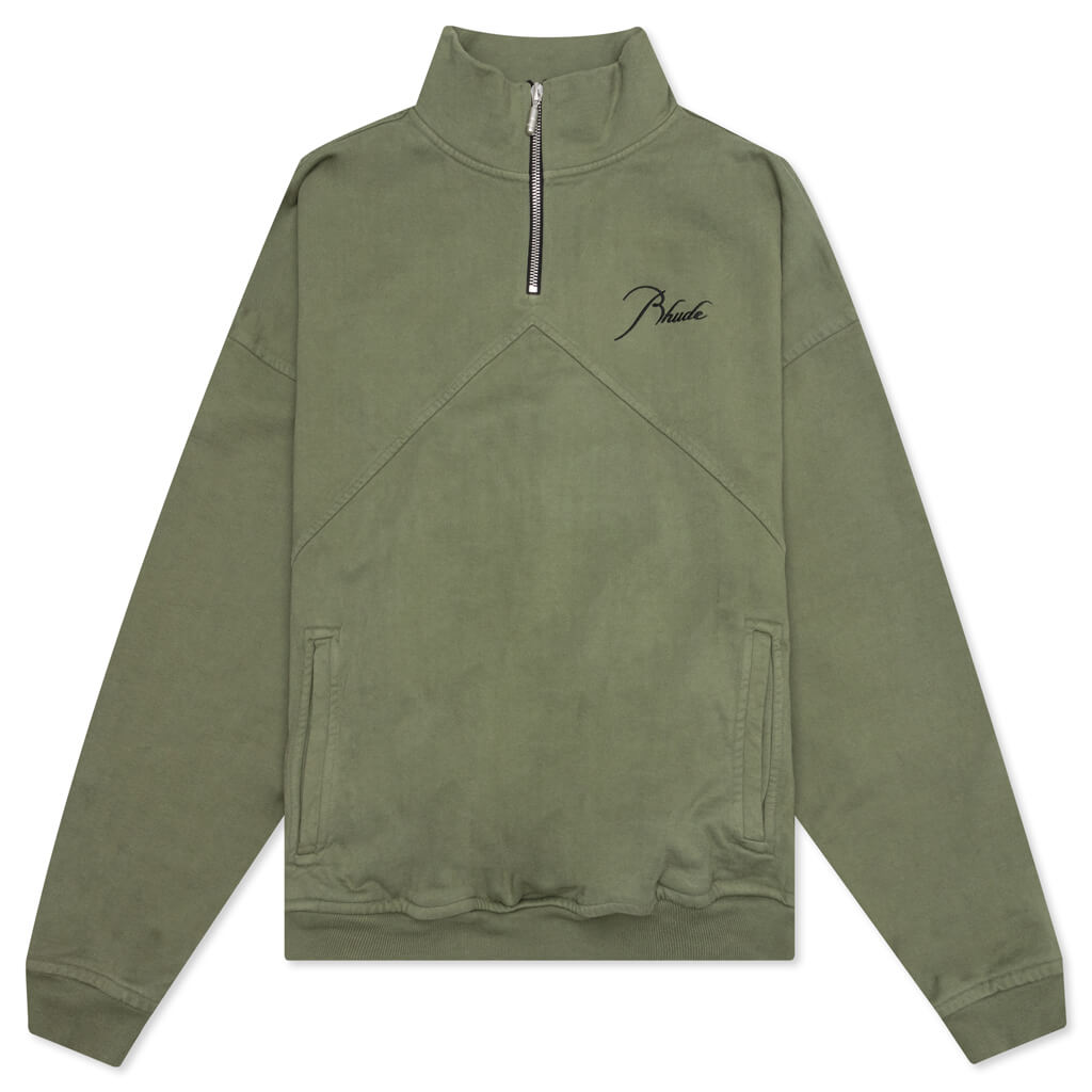 Quarter Zip - Olive