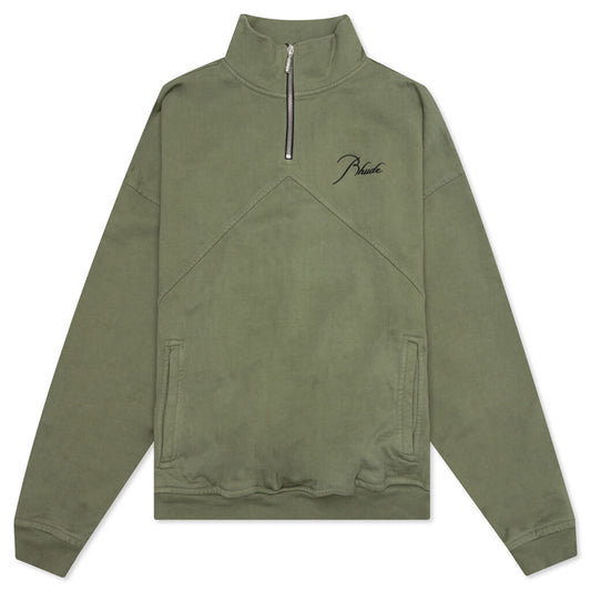 Quarter Zip - Olive