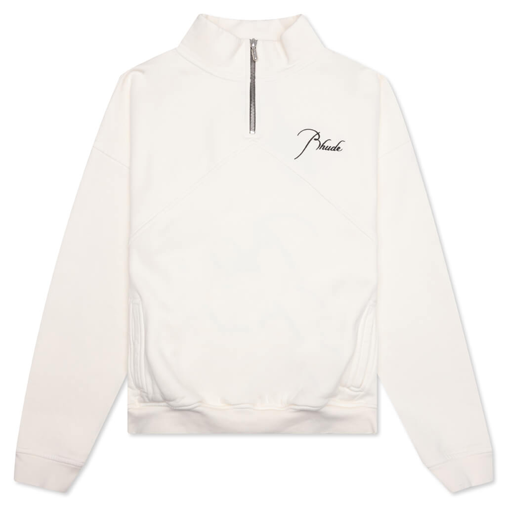Quarter Zip - Vintage White