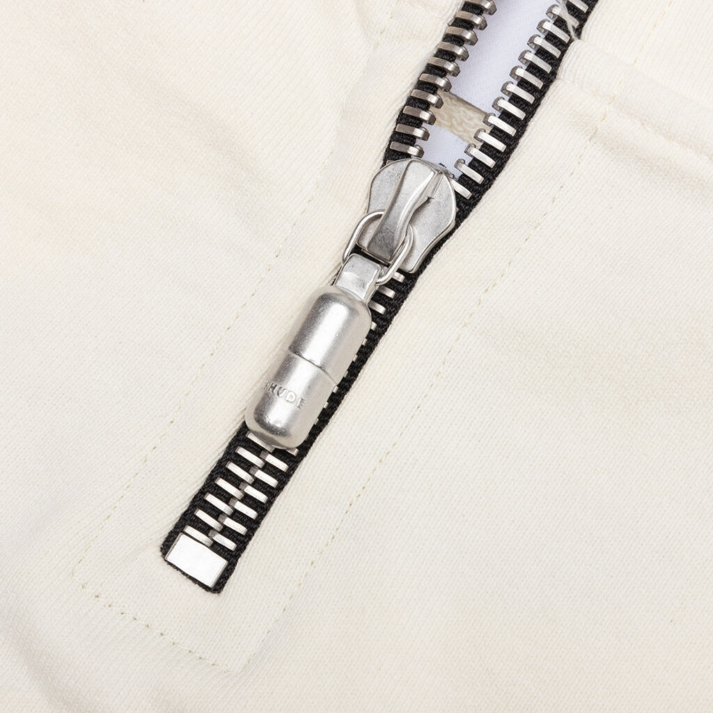 Quarter Zip - Vintage White/Black