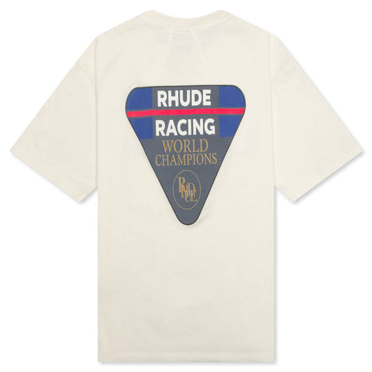 Race Patch Tee - Vintage White
