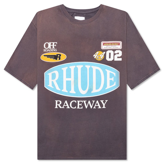 Raceway Tee - Vintage Grey