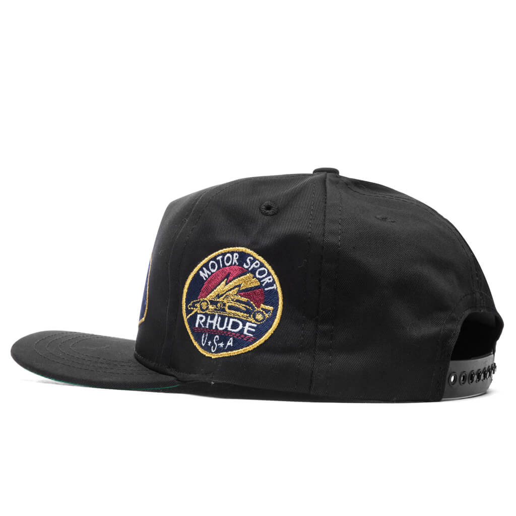 Racing Crest Hat - Black