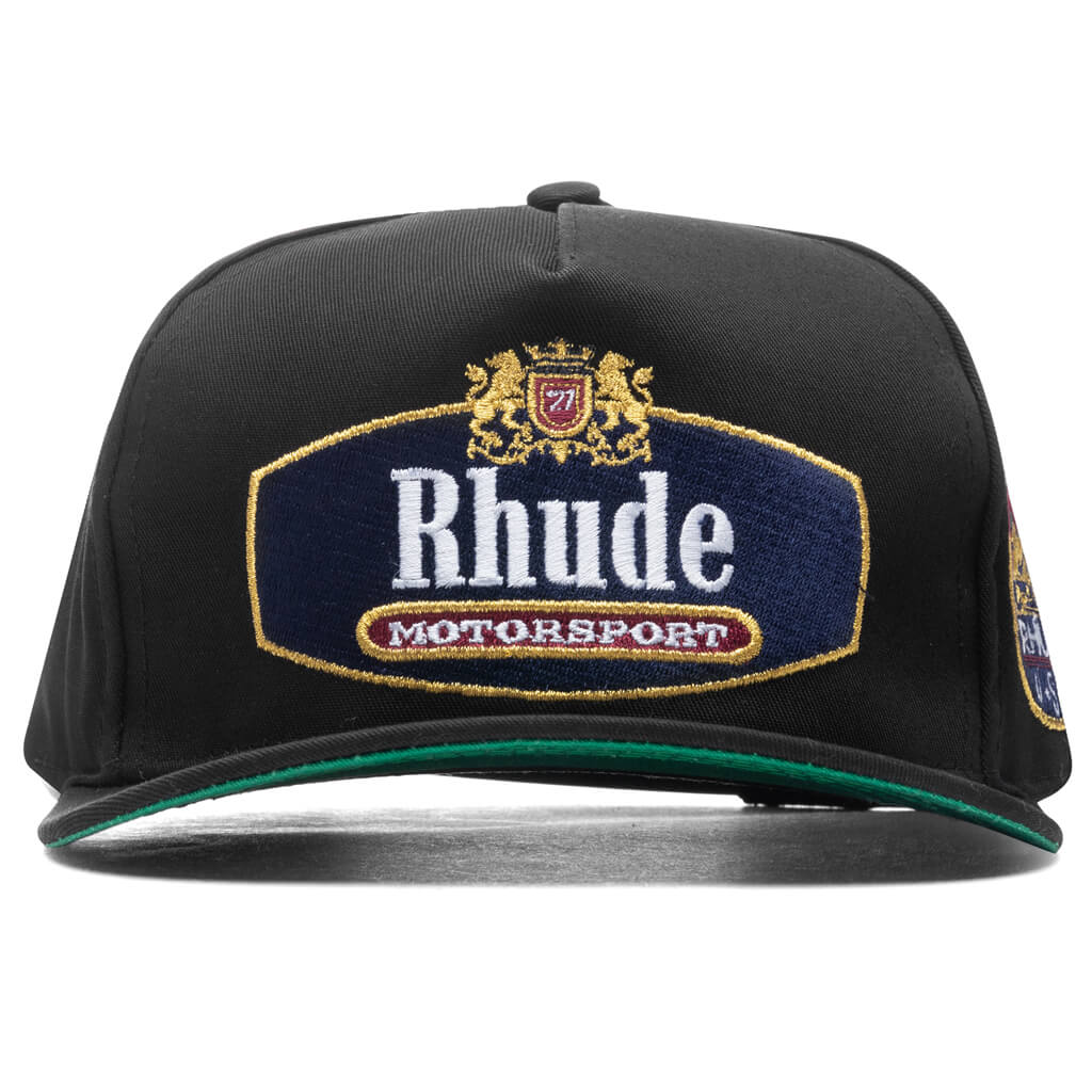 Racing Crest Hat - Black