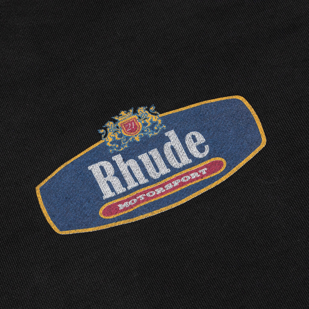 Racing Crest Hoodie - Black