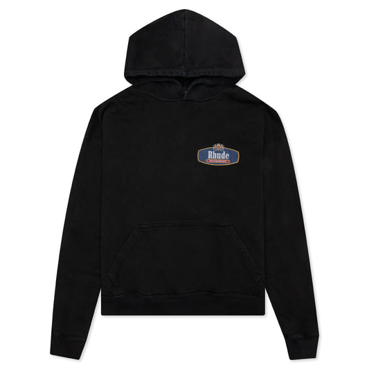 Racing Crest Hoodie - Black