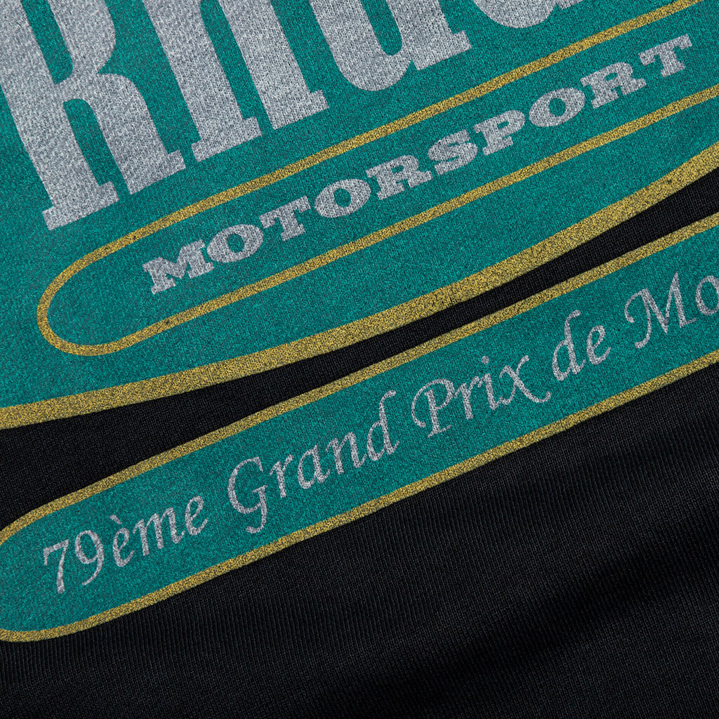 Racing Crest Hoodie - Vintage Black