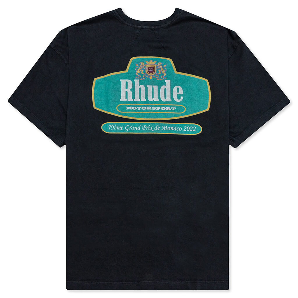 Racing Crest Tee - Vintage Black