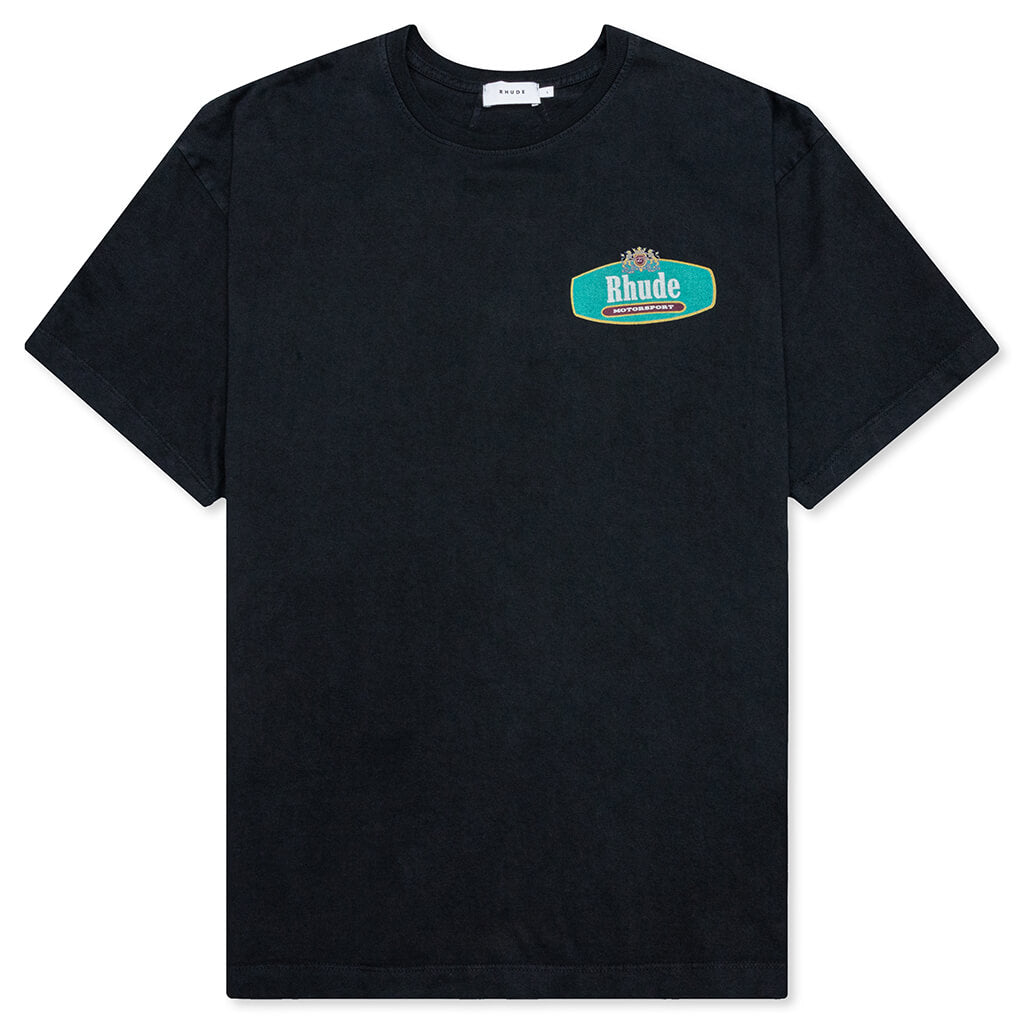 Racing Crest Tee - Vintage Black