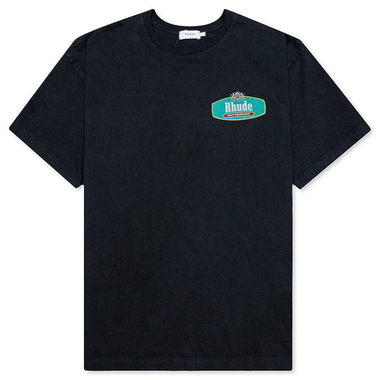 Racing Crest Tee - Vintage Black