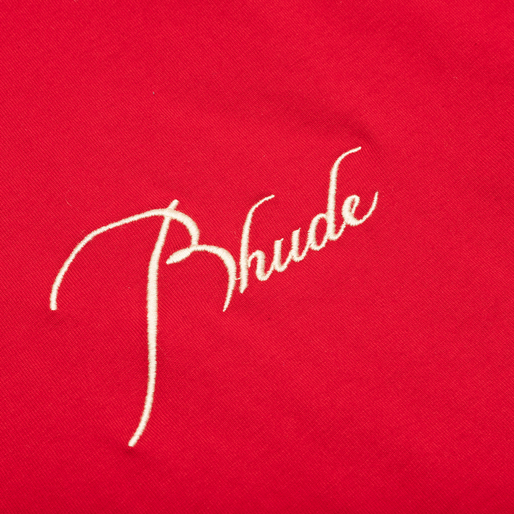 Reverse Tee - Cherry Red