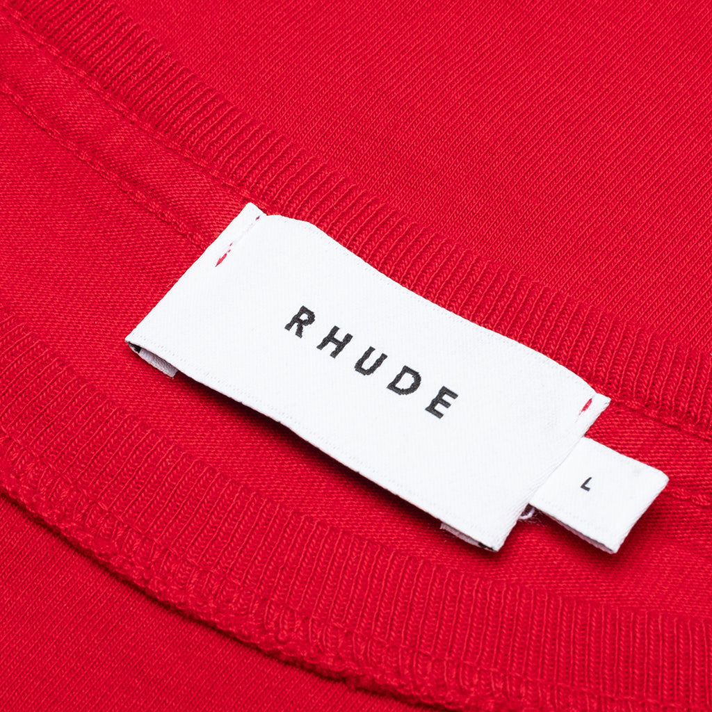 Reverse Tee - Cherry Red