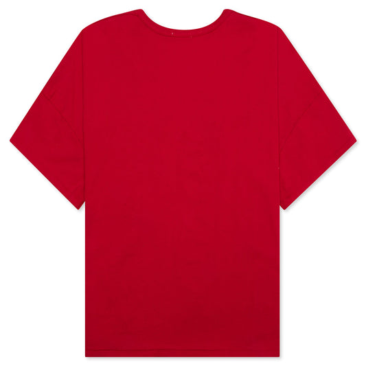 Reverse Tee - Cherry Red