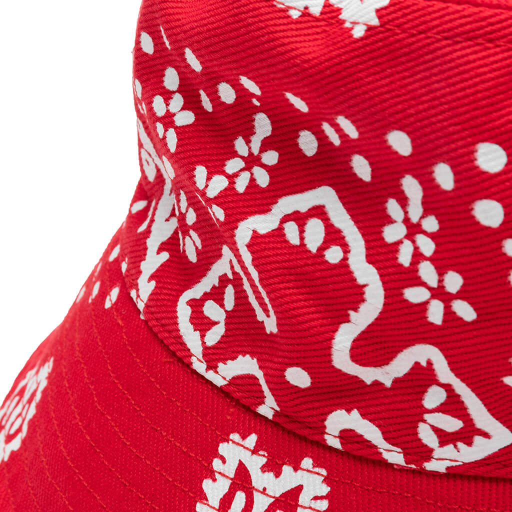 Rhepurposed Bucket Hat - Red