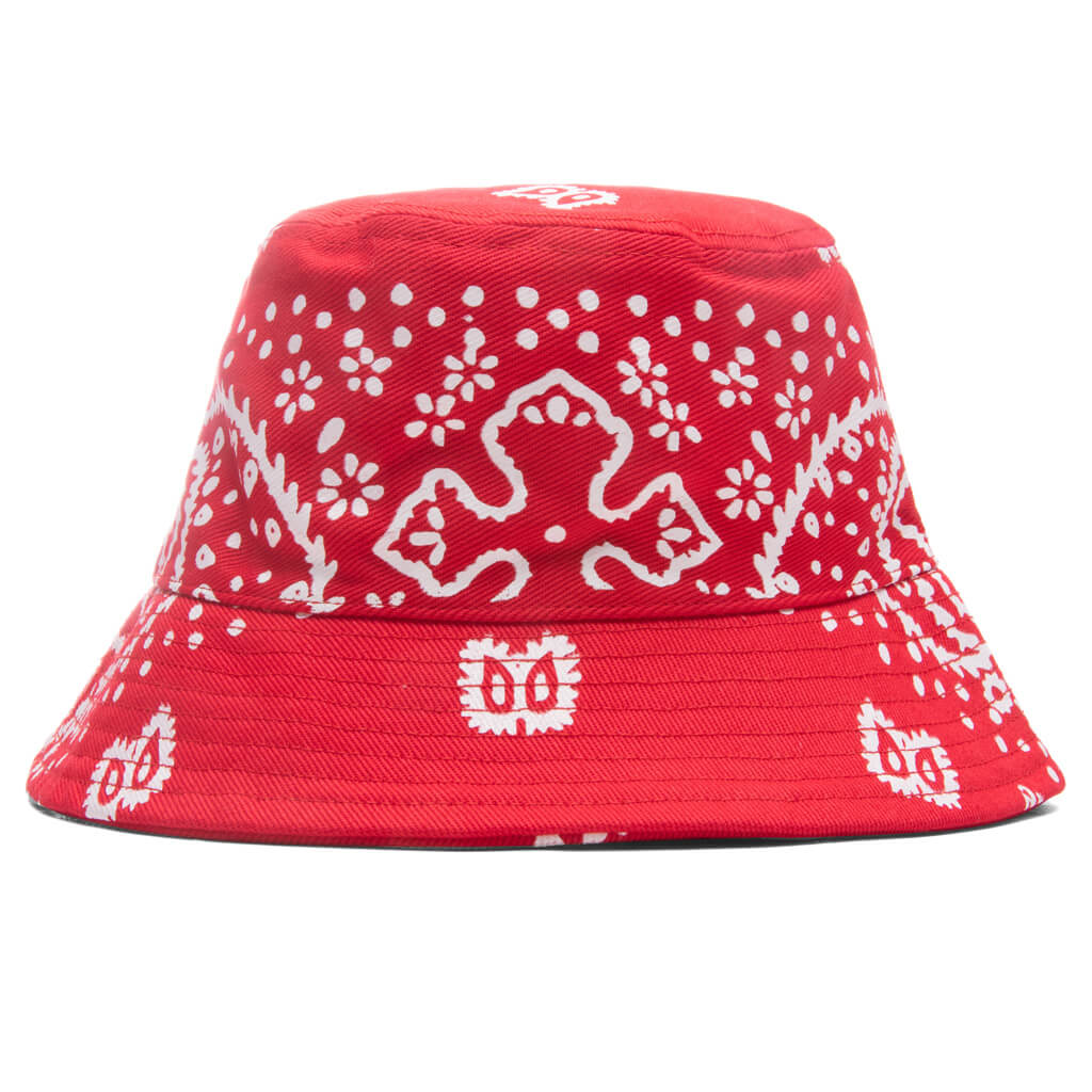 Rhepurposed Bucket Hat - Red