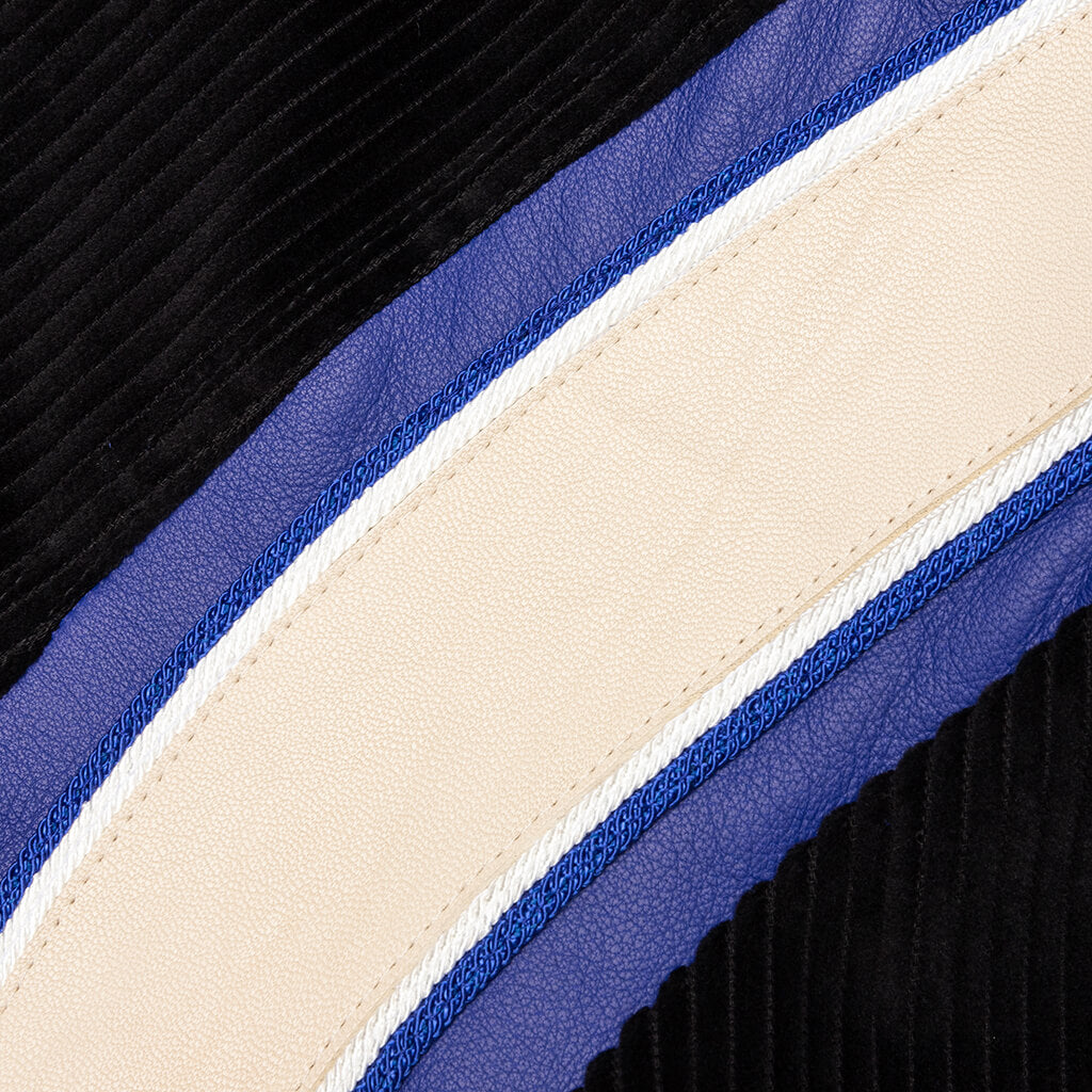 Royal Varsity Jacket - Black/Royal Blue