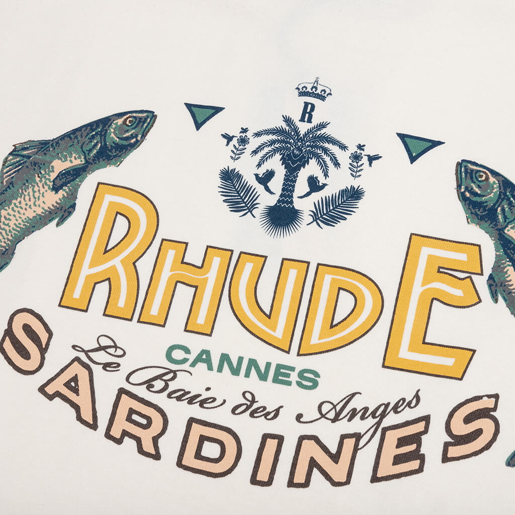 Rhude Sardines Tee - Vintage White