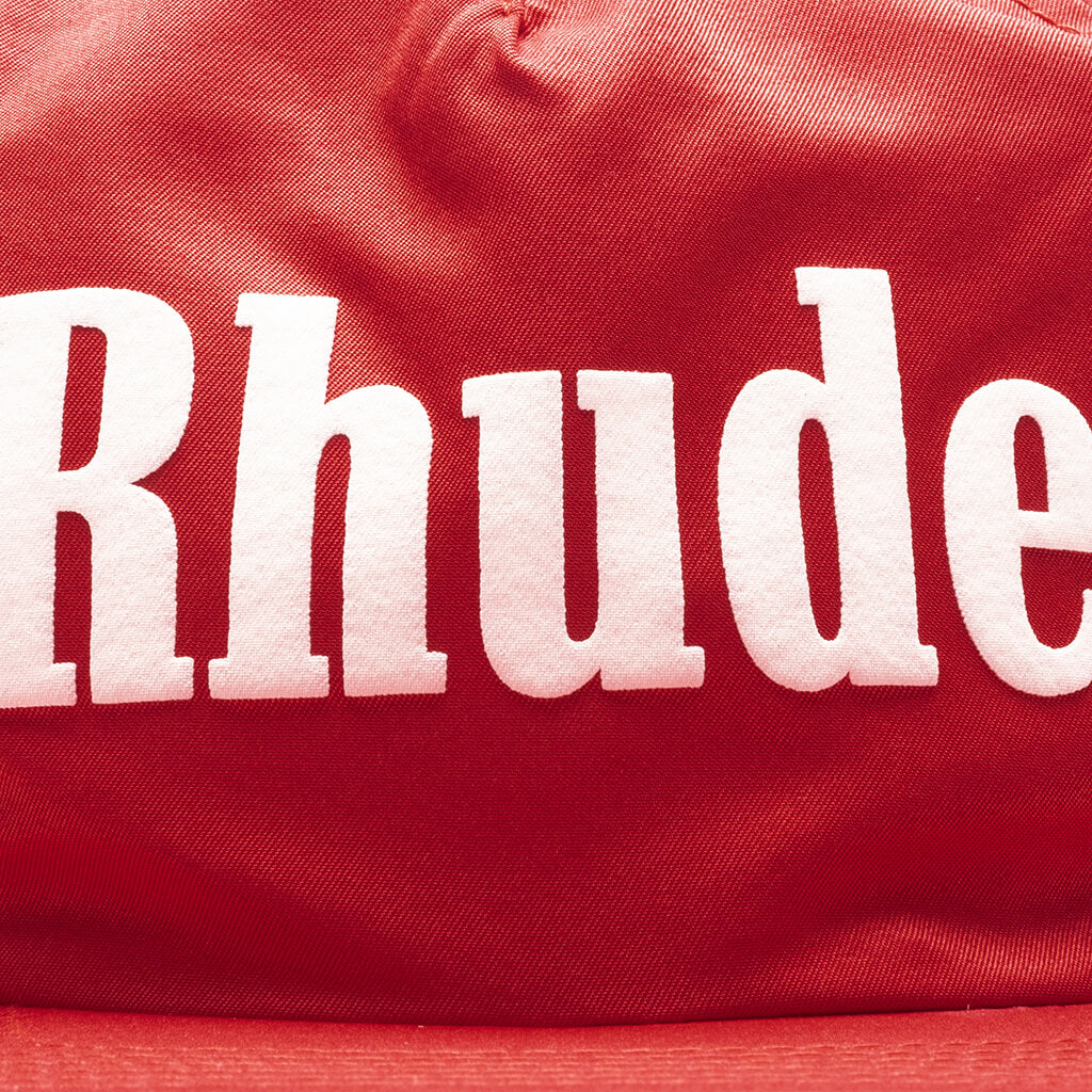 Satin Logo Hat - Red