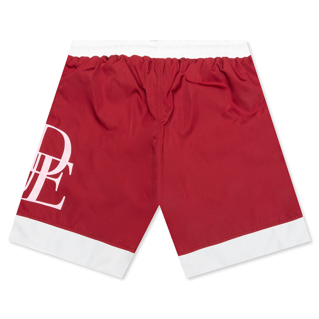Side Logo Short - Maroon