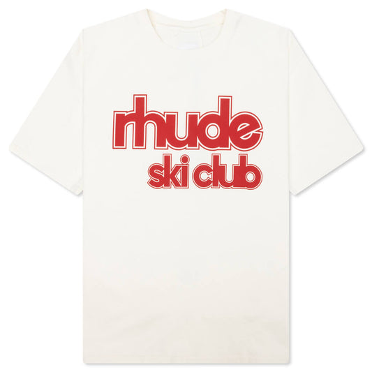 Ski Club Tee - Vintage White