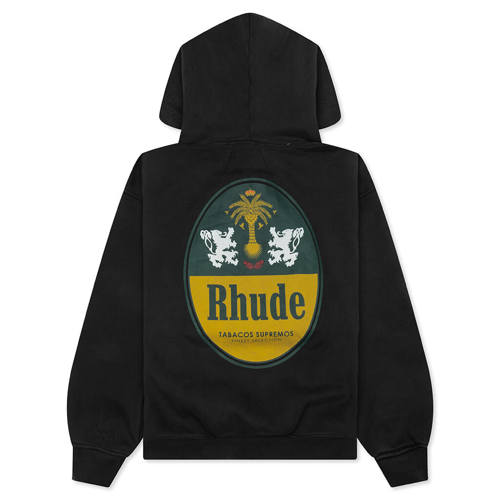 Rhude Tabaco Hoodie - Vintage Black