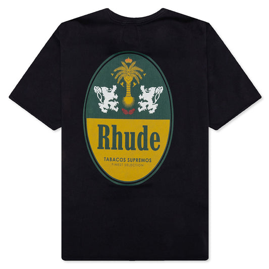 Rhude Tabaco Tee - Vintage Black