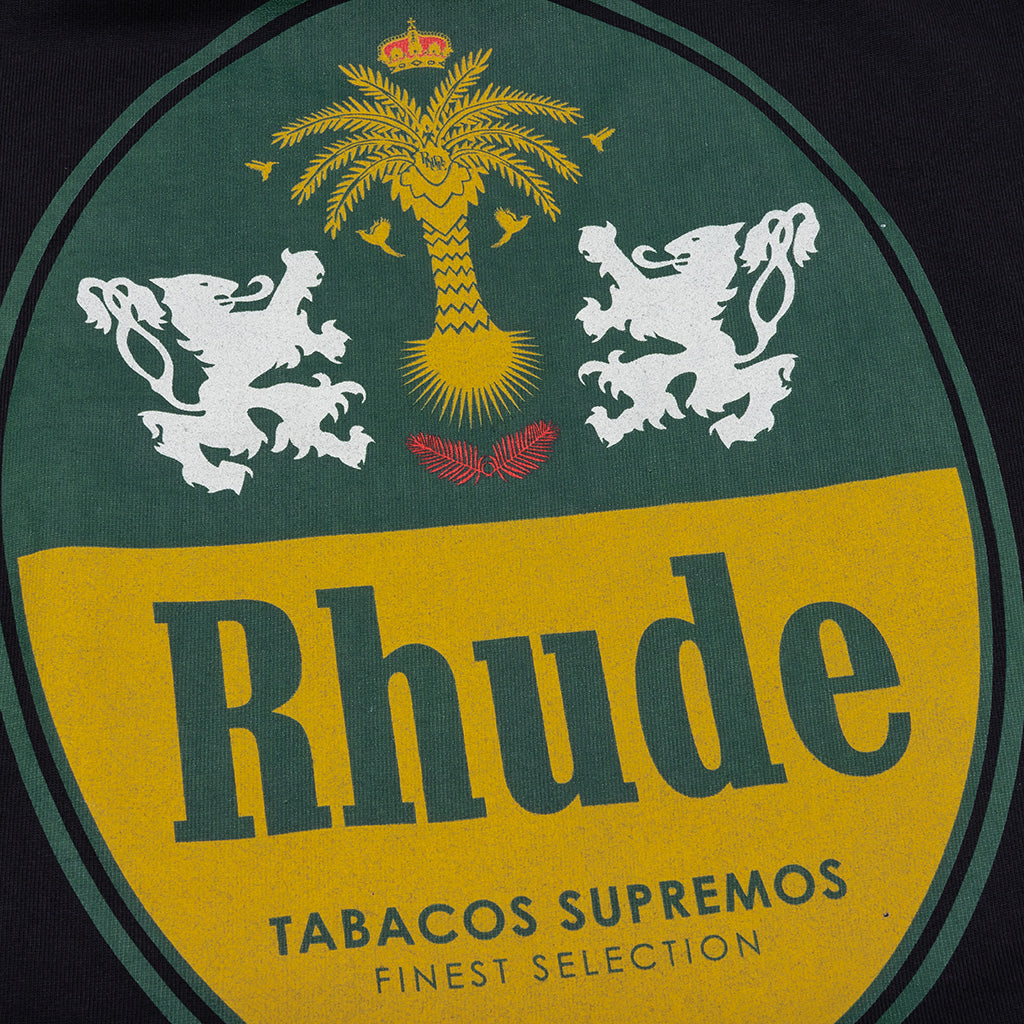 Rhude Tabaco Tee - Vintage Black