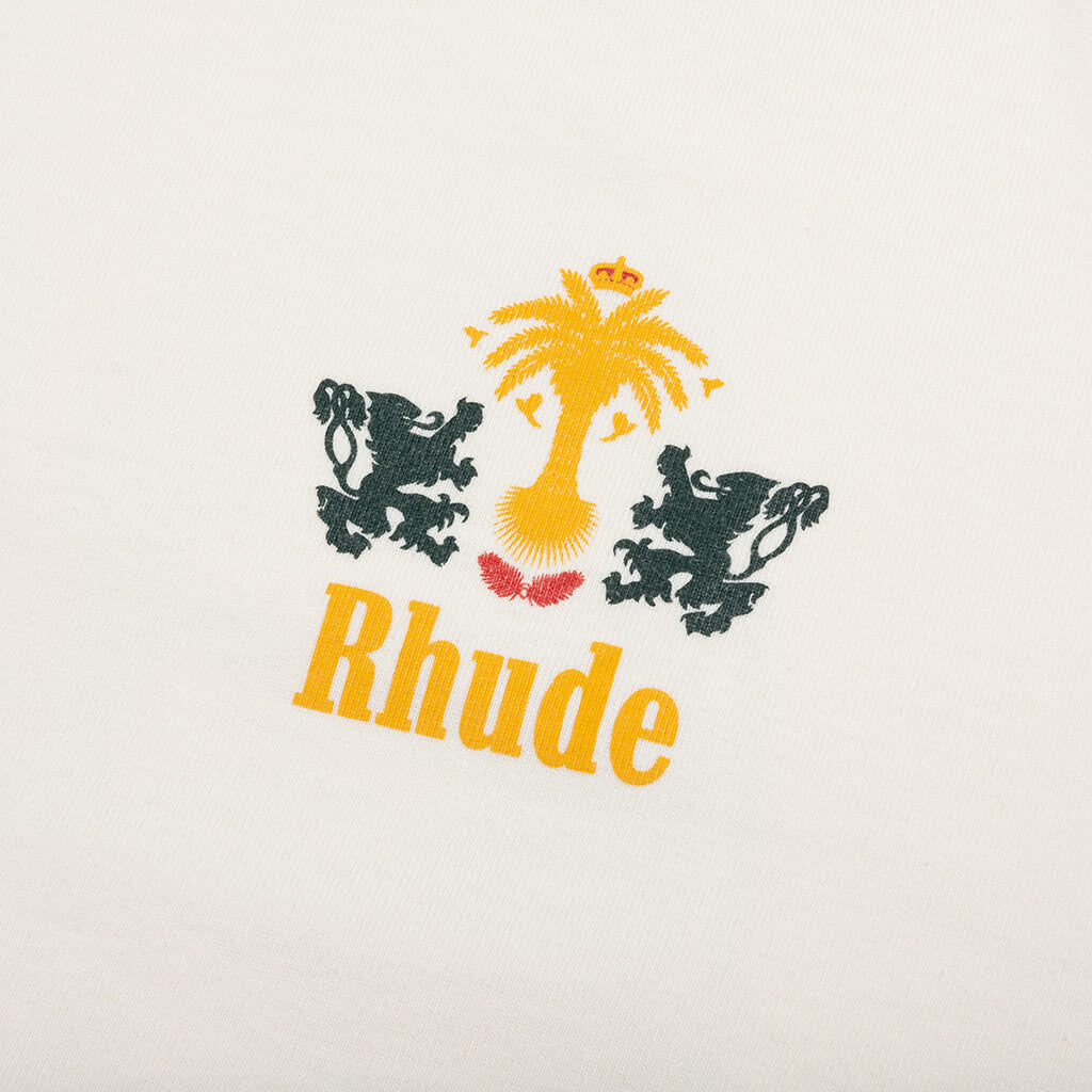 Rhude Tabaco Tee - Vintage White