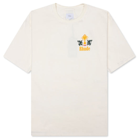 Rhude Tabaco Tee - Vintage White