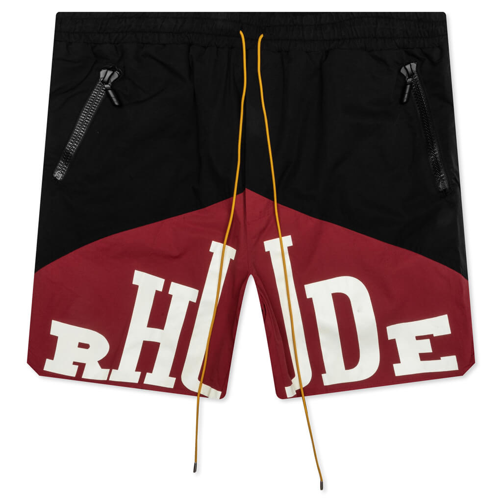 Yachting Short - Black/Maroon